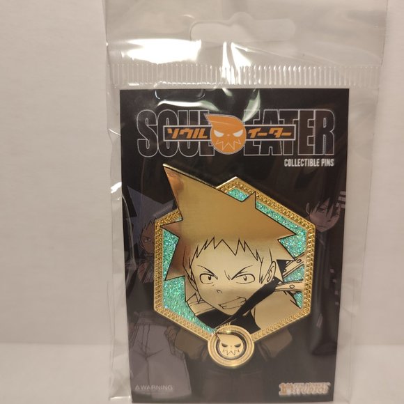 Soul Eater Black Star Golden Series Collectible Enamel Pin - Picture 3 of 3